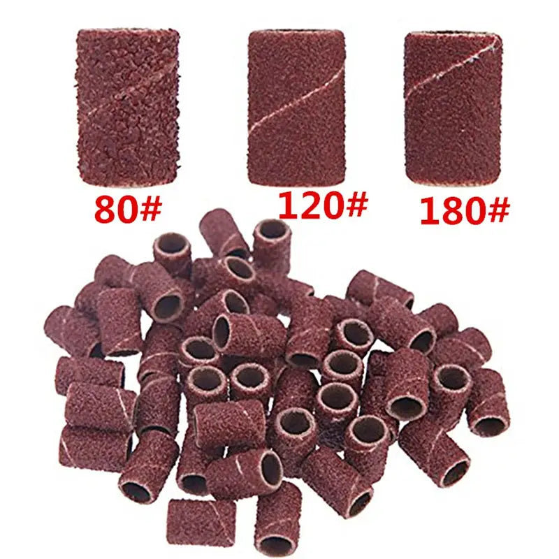 Nail Drill Sanding Bands Set for Electric Manicure Tool