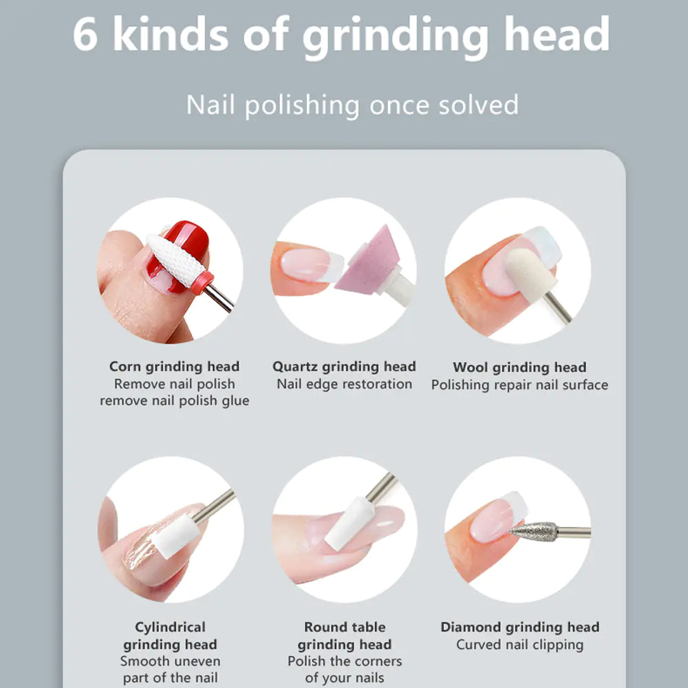 Cordless Electric Drill Nail File Kit for Acrylic Nails