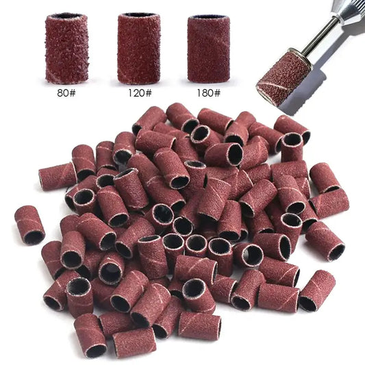 Nail Drill Sanding Bands Set for Electric Manicure Tool