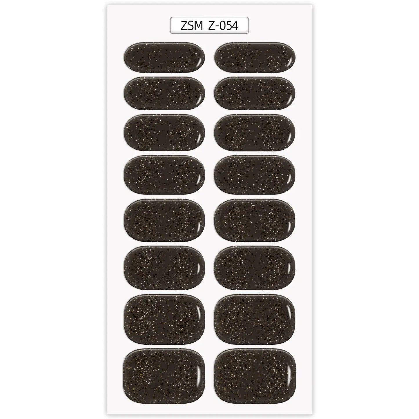 Waterproof Anti-Overflow Semi-Curing Gel Nail Stickers