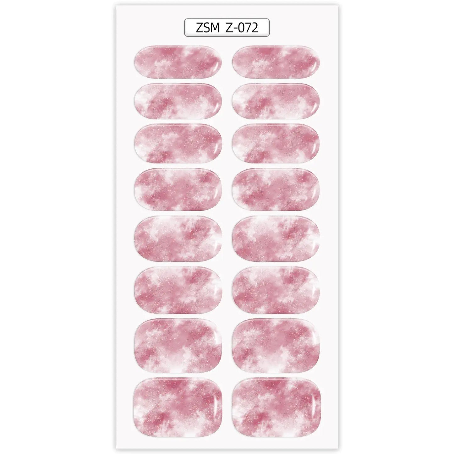 Waterproof Anti-Overflow Semi-Curing Gel Nail Stickers