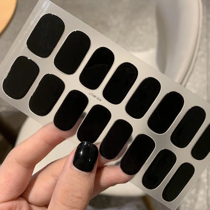 Waterproof Durable Second Gen Semi-Cured UV Nail Stickers