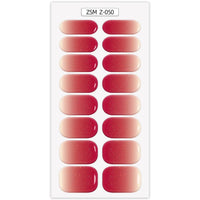 Waterproof Anti-Overflow Semi-Curing Gel Nail Stickers