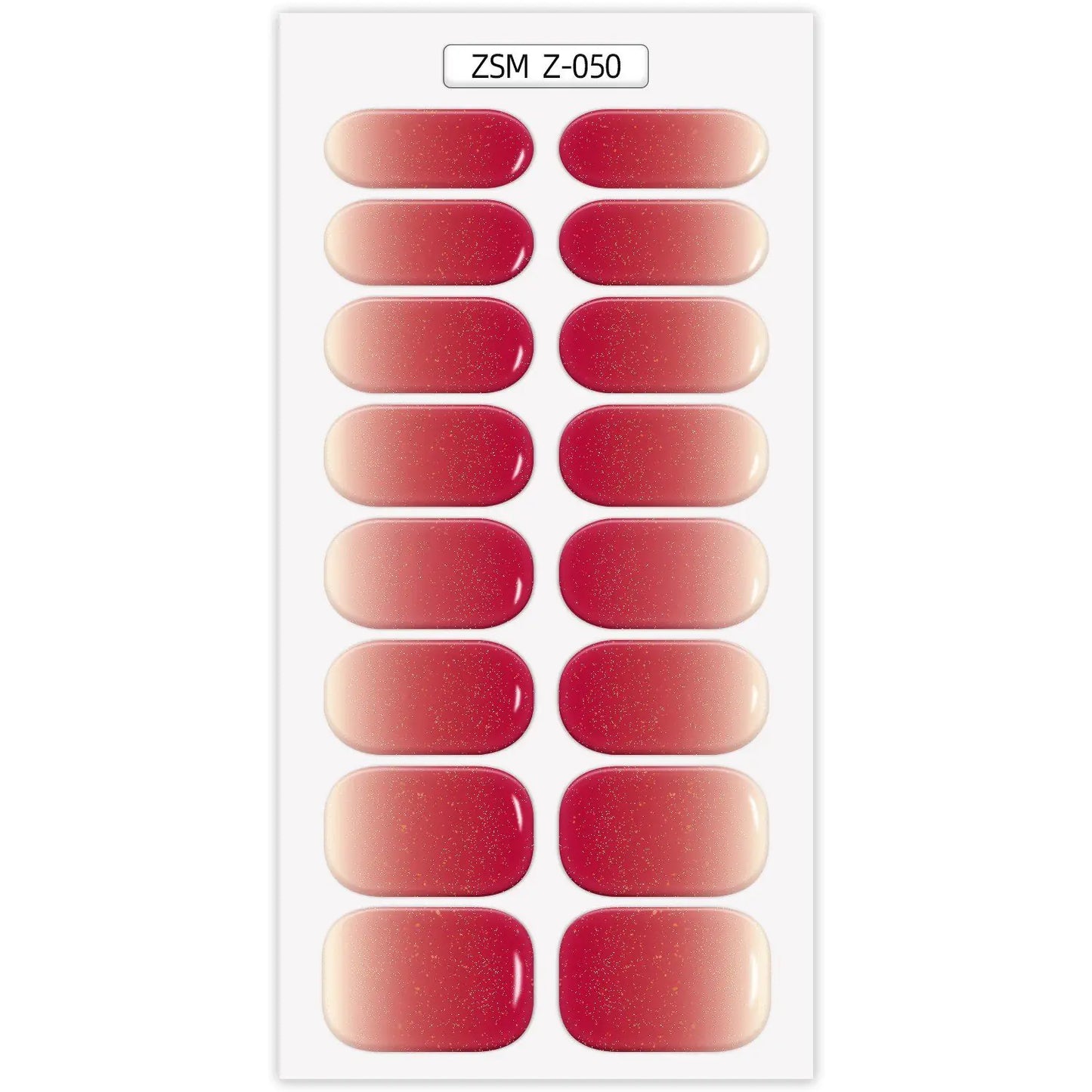 Waterproof Anti-Overflow Semi-Curing Gel Nail Stickers
