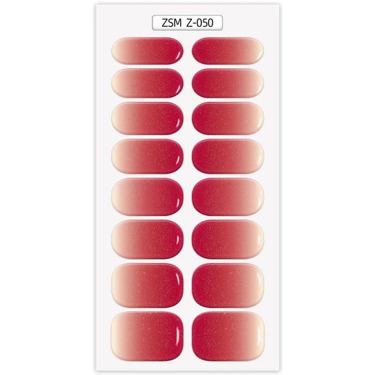 Waterproof Anti-Overflow Semi-Curing Gel Nail Stickers