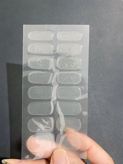 Waterproof Durable Second Gen Semi-Cured UV Nail Stickers