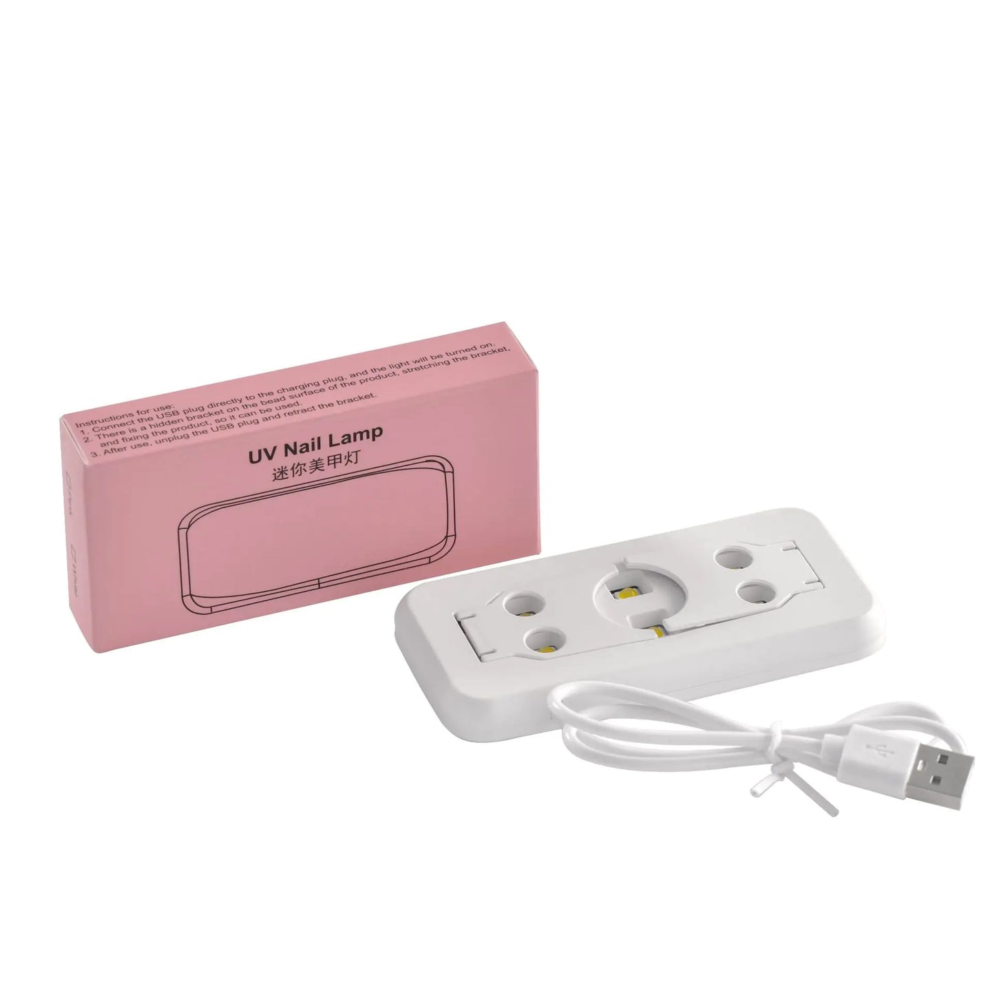 Portable UV LED Nail Dryer with 6 Lights