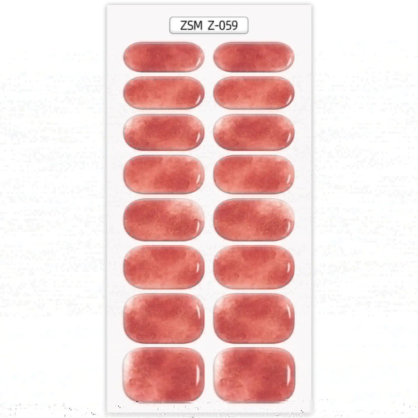Waterproof Anti-Overflow Semi-Curing Gel Nail Stickers