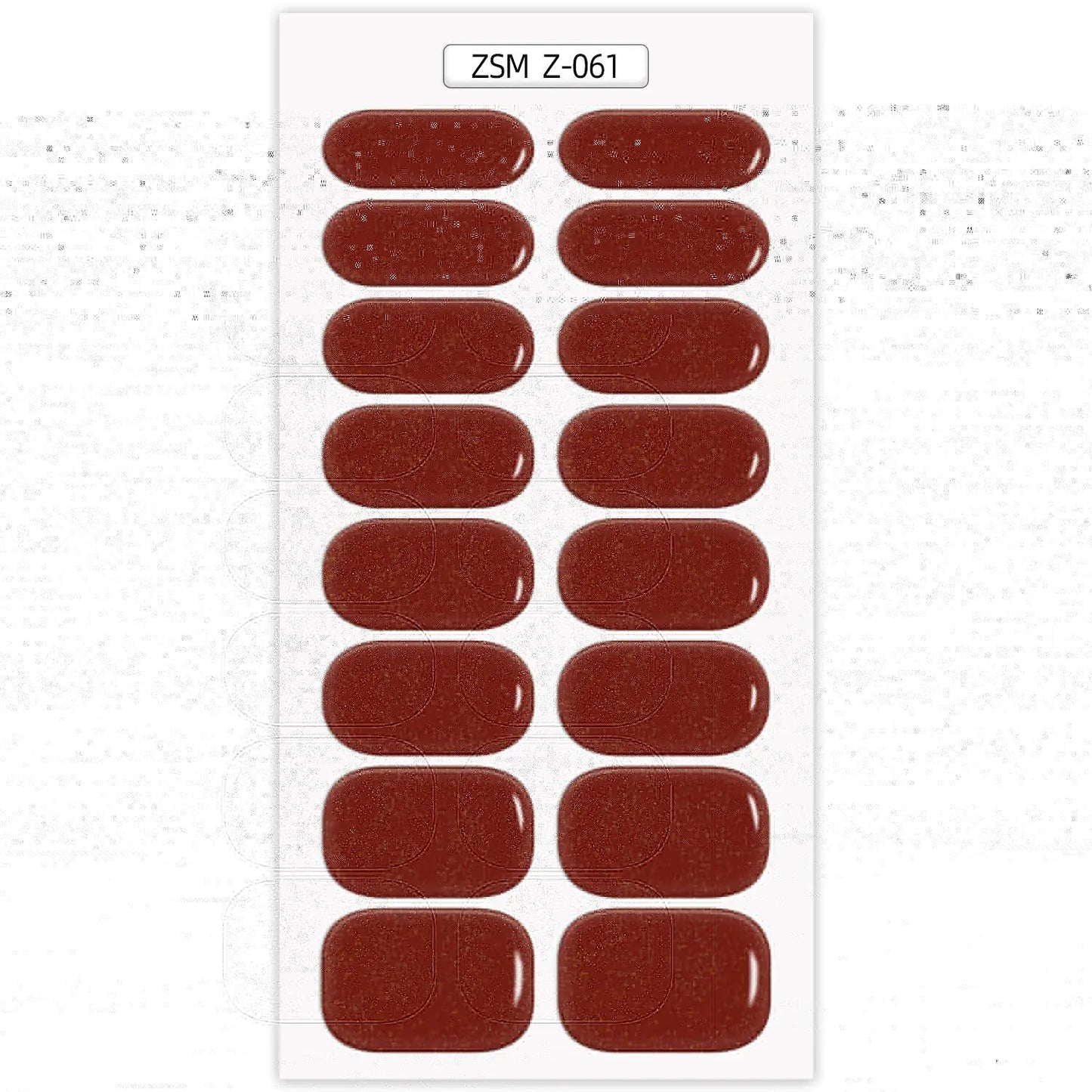 Waterproof Anti-Overflow Semi-Curing Gel Nail Stickers