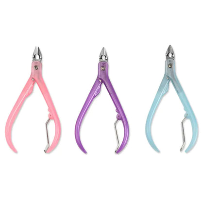 Stainless Steel Nail Clipper with Plastic Handle