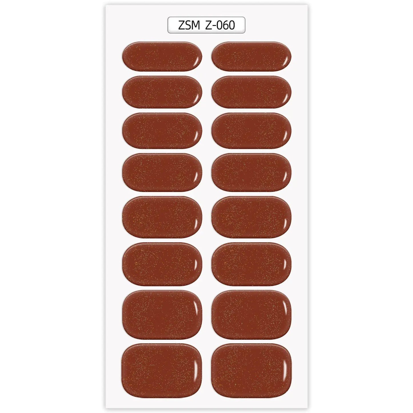 Waterproof Anti-Overflow Semi-Curing Gel Nail Stickers