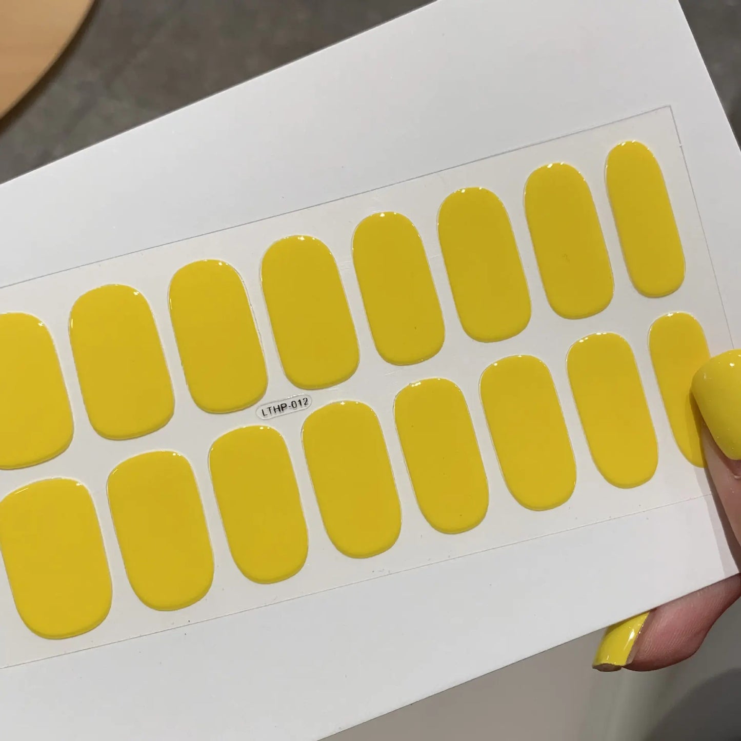 Waterproof Durable Second Gen Semi-Cured UV Nail Stickers