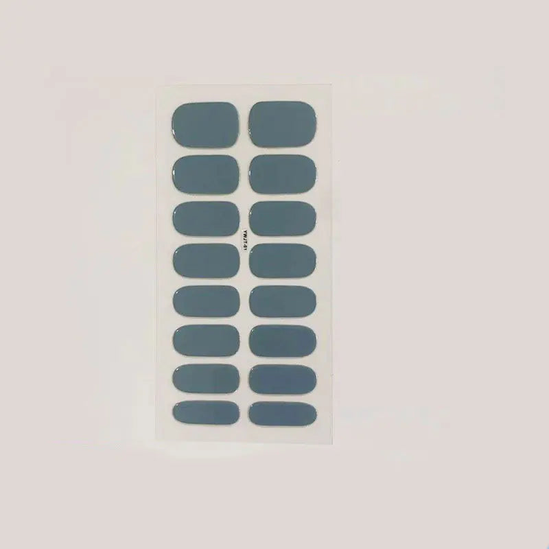 Waterproof Durable Second Gen Semi-Cured UV Nail Stickers